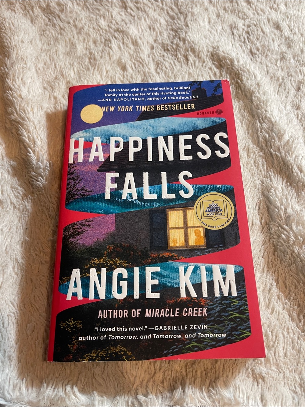 Angie "Happiness falls “ paperback book